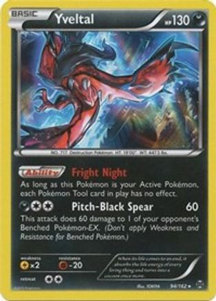 Yveltal 094/162  - Reverse Holofoil XY  BREAKthrough - Holo Rare