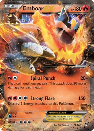Emboar EX 014/122  - Holofoil XY  BREAKpoint - Ultra Rare