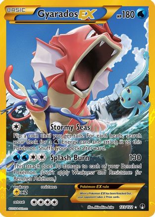 Gyarados EX (Secret) 123/122  - Holofoil XY  BREAKpoint - Secret Rare