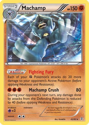 Machamp 042/83  - Holofoil Generations - Holo Rare