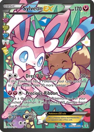 Sylveon EX (Full Art) RC32/RC32  - Holofoil Generations Radiant Collection - Ultra Rare