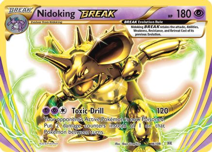 Nidoking BREAK 046/108  - Holofoil XY  Evolutions - Rare BREAK