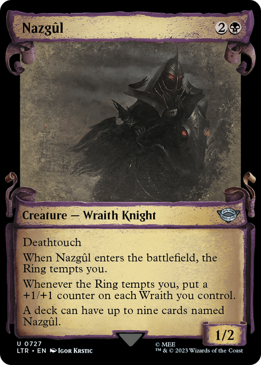 Nazgul (0727) (Showcase Scrolls) (LTR-727) - The Lord of the Rings: Tales of Middle-earth: (Showcase)