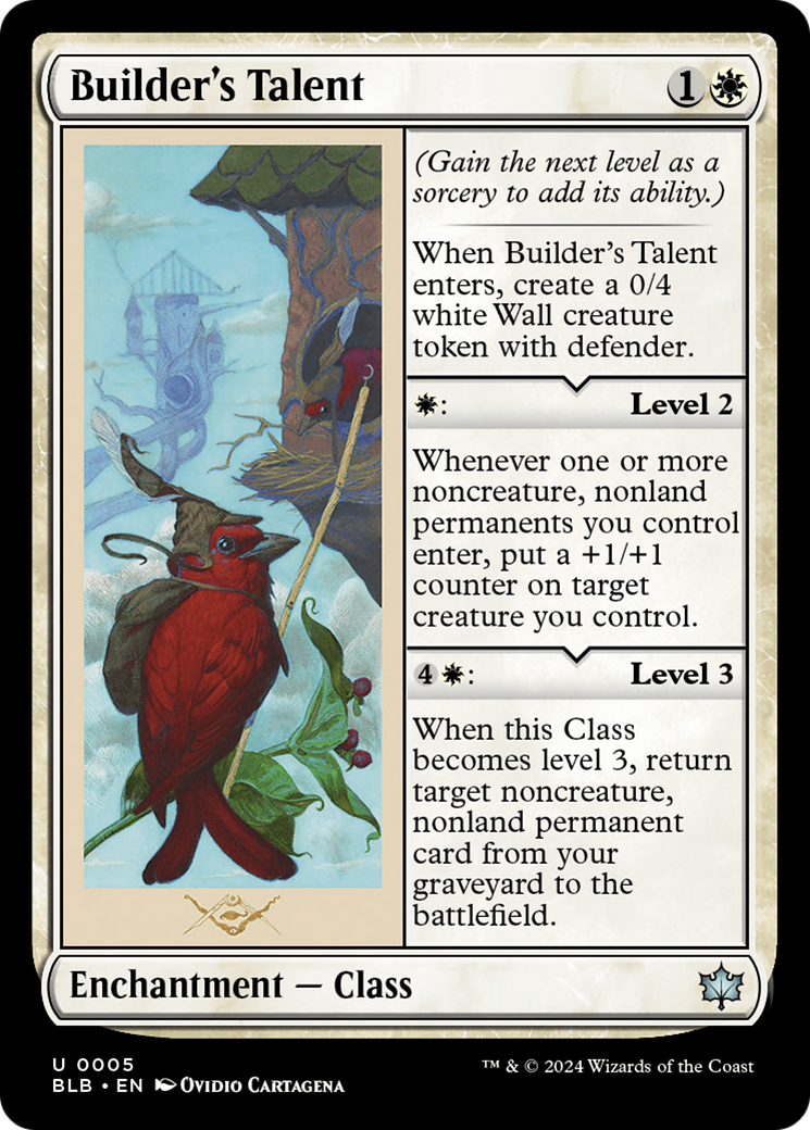 Builder's Talent (BLB-005) - Bloomburrow