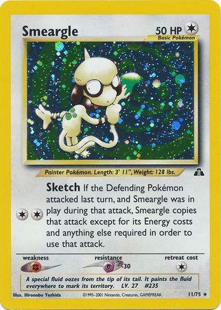 Smeargle (11) 011/75  - Unlimited Holofoil Neo Discovery - Holo Rare