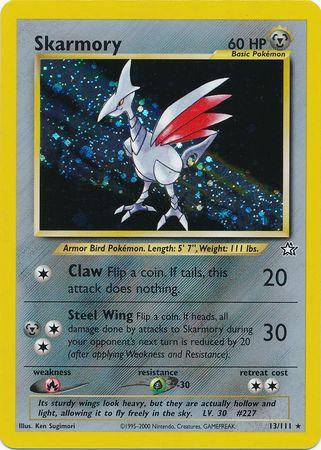 Skarmory 013/111  - Unlimited Holofoil Neo Genesis - Holo Rare