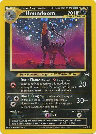 Houndoom 008/64  - Unlimited Holofoil Neo Revelation - Holo Rare