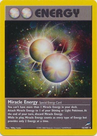 Miracle Energy 016  - Unlimited Holofoil Neo Destiny - Holo Rare