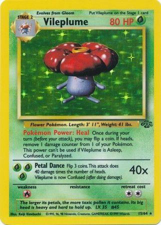 Vileplume (15) 015/64  - Unlimited Holofoil Jungle - Holo Rare