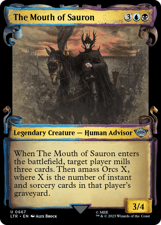 The Mouth of Sauron (Showcase Scrolls) (LTR-667) - The Lord of the Rings: Tales of Middle-earth: (Showcase)