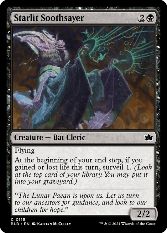 Starlit Soothsayer (BLB-115) - Bloomburrow Foil
