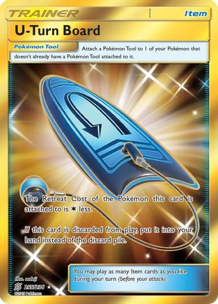 U-Turn Board (Secret) 255  - Holofoil SM  Unified Minds - Secret Rare