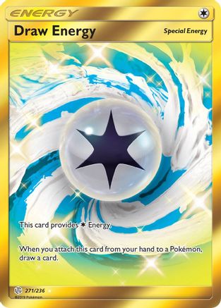 Draw Energy (Secret) 271  - Holofoil SM  Cosmic Eclipse - Secret Rare