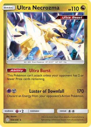 Ultra Necrozma 164/236  - Holofoil SM  Cosmic Eclipse - Holo Rare
