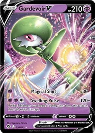 Gardevoir V 016/73  - Holofoil Champions Path - Ultra Rare