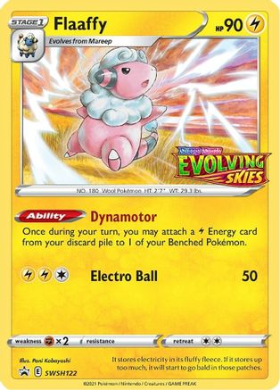Flaaffy SWSH122  - Holofoil SWSH Sword & Shield Promo Cards - Promo