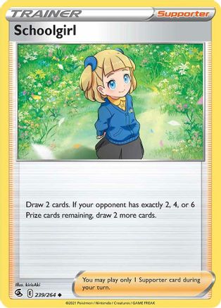 Schoolgirl 239/264  SWSH08 Fusion Strike - Uncommon