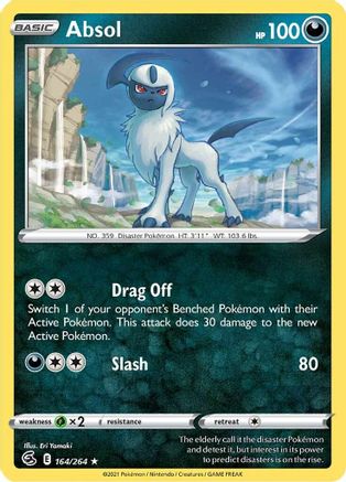 Absol 164/264  SWSH08 Fusion Strike - Rare