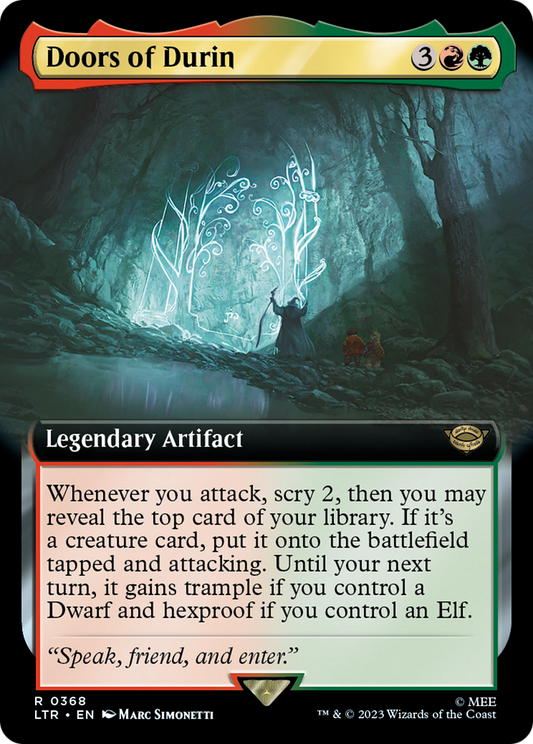 Doors of Durin (Extended Art) (LTR-368) - The Lord of the Rings: Tales of Middle-earth: (Extended Art) Foil