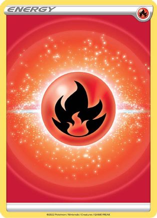 Fire Energy (2022 Unnumbered)  SWSH09 Brilliant Stars - Common