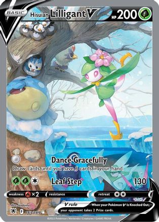 Hisuian Lilligant V (Alternate Full Art) 163/189  - Holofoil SWSH10 Astral Radiance - Ultra Rare