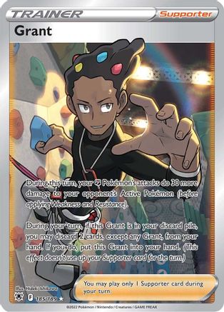Grant (Full Art) 185/189  - Holofoil SWSH10 Astral Radiance - Ultra Rare