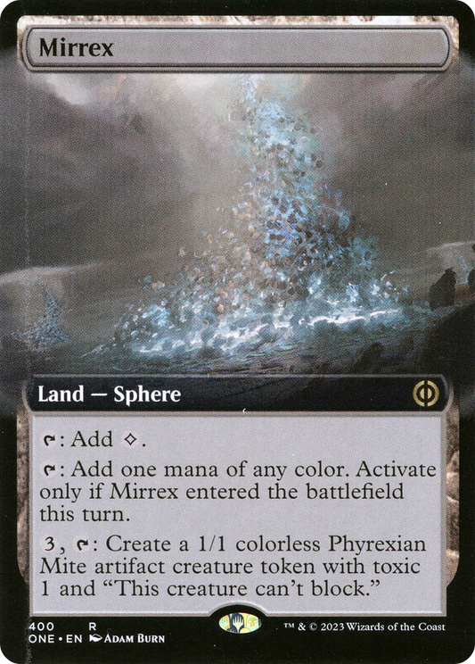 Mirrex (Extended Art) (ONE-400) - Phyrexia: All Will Be One: (Extended Art) Foil