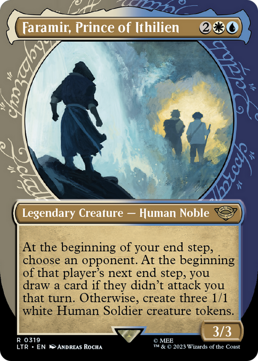 Faramir, Prince of Ithilien (Showcase) (LTR-319) - The Lord of the Rings: Tales of Middle-earth: (Showcase) (Borderless) Foil