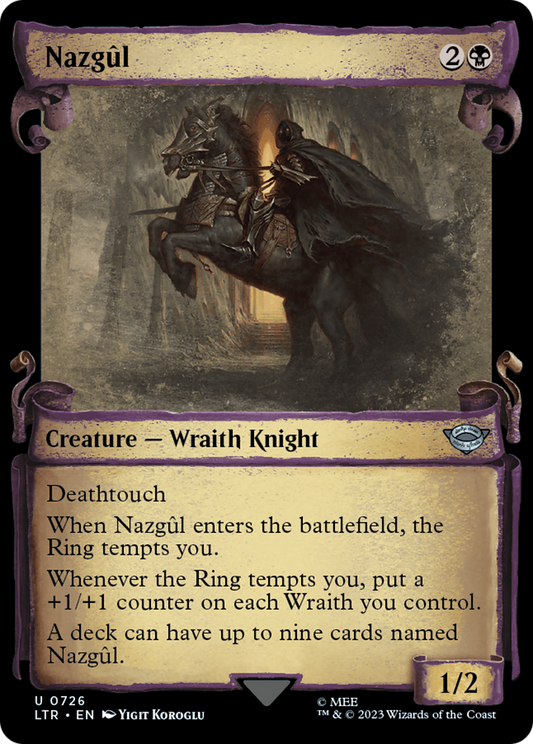 Nazgul (0726) (Showcase Scrolls) (LTR-726) - The Lord of the Rings: Tales of Middle-earth: (Showcase)