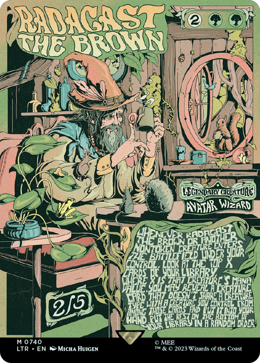 Radagast the Brown (Borderless Poster) (LTR-740) - The Lord of the Rings: Tales of Middle-earth Foil