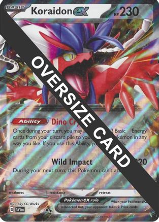 Koraidon ex 125  - Holofoil Jumbo Cards - Ultra Rare