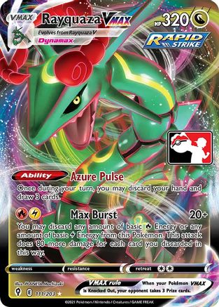 Rayquaza VMAX 111  - Holofoil Prize Pack Series Cards - Ultra Rare