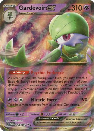 Gardevoir ex 086/198  - Holofoil SV01 Scarlet & Violet Base Set - Double Rare