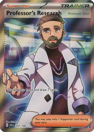 Professor's Research 241/198  - Holofoil SV01 Scarlet & Violet Base Set - Ultra Rare