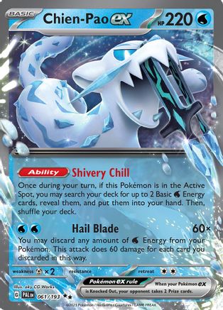 Chien 061/193  - Holofoil SV02 Paldea Evolved - Double Rare