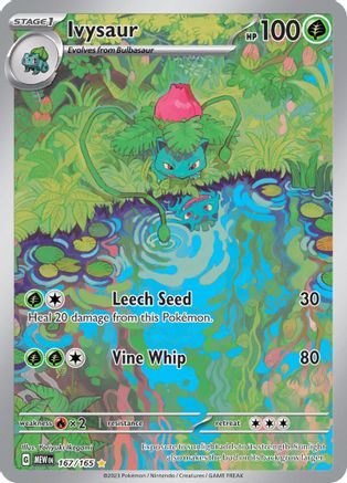 Ivysaur 167/165  - Holofoil SV Scarlet & Violet 151 - Illustration Rare