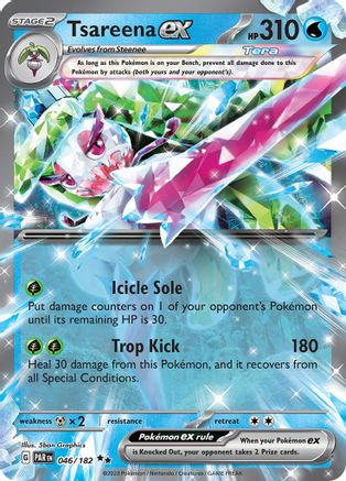 Tsareena ex 046/182  - Holofoil SV04 Paradox Rift - Double Rare