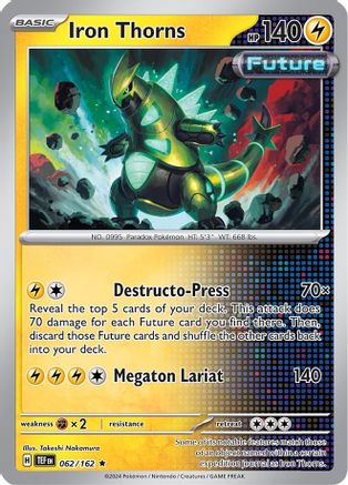 Iron Thorns 062/162  Deck Exclusives - Rare