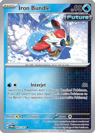 Iron Bundle 062/167  - Reverse Holofoil SV06 Twilight Masquerade - Uncommon