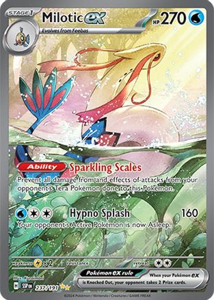 Milotic ex 237/191  - Holofoil SV08 Surging Sparks - Special Illustration Rare