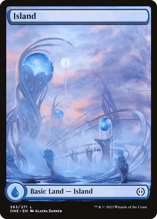 Island (263) - Full Art (ONE-263) - Phyrexia: All Will Be One