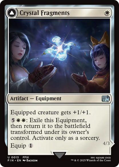 Crystal Fragments (FIN-013) - FINAL FANTASY: (enchantment) Foil
