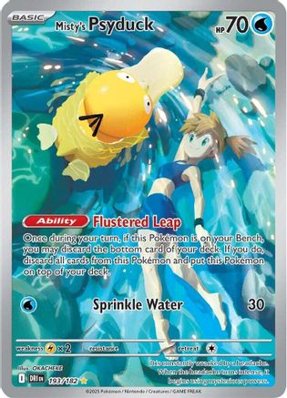 Misty's Psyduck 193/182  - Holofoil SV10 Destined Rivals - Illustration Rare