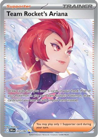 Team Rocket's Ariana 237/182  - Holofoil SV10 Destined Rivals - Special Illustration Rare