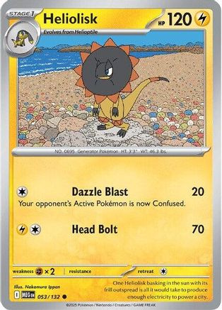 Heliolisk 053/132  ME01 Mega Evolution - Common