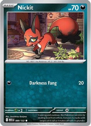 Nickit 089/132  ME01 Mega Evolution - Common