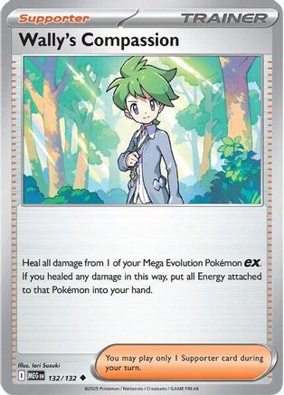 Wally's Compassion 132/132  ME01 Mega Evolution - Uncommon