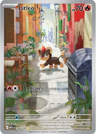 Litleo 139/132  - Holofoil ME01 Mega Evolution - Illustration Rare