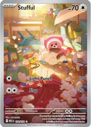 Stufful 154/132  - Holofoil ME01 Mega Evolution - Illustration Rare