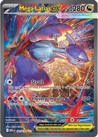 Mega Latias ex 181/132  - Holofoil ME01 Mega Evolution - Special Illustration Rare